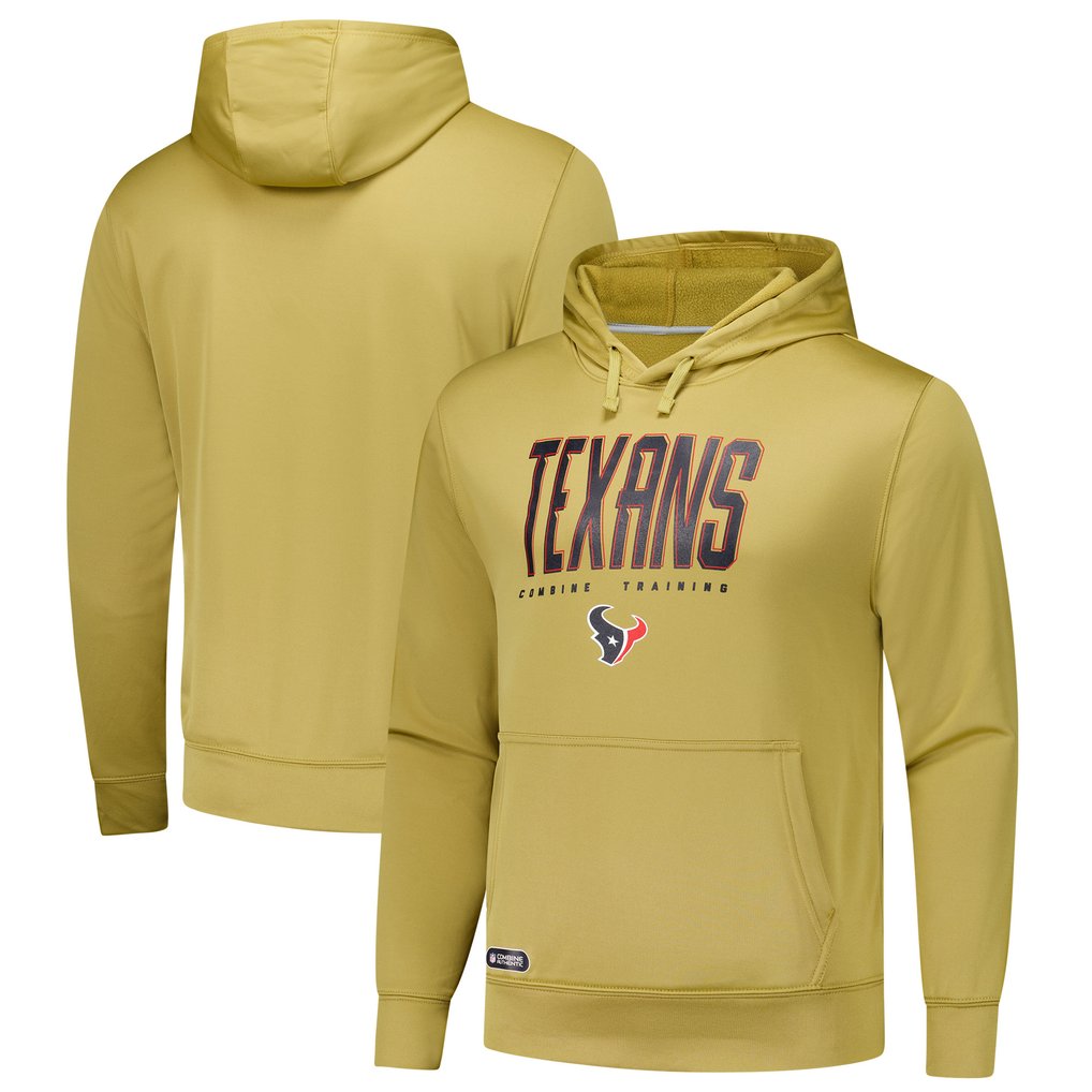Houston Texans Top Ranked Pullover Hoodie - Khaki
