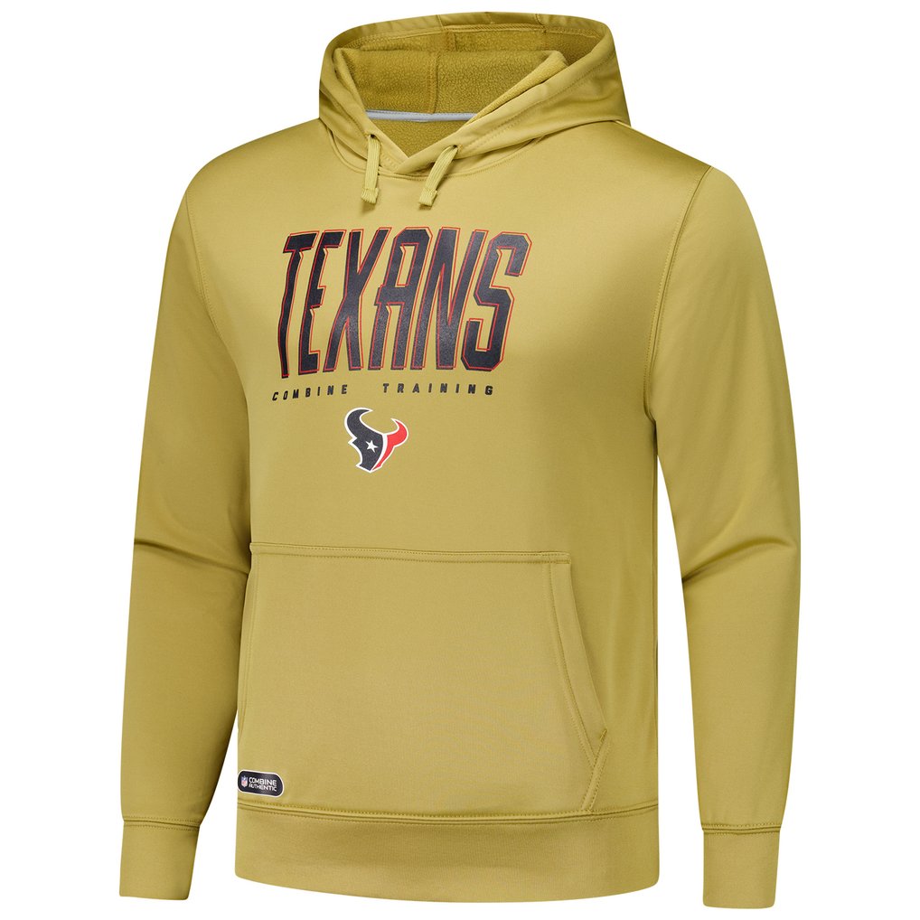 Houston Texans Top Ranked Pullover Hoodie - Khaki