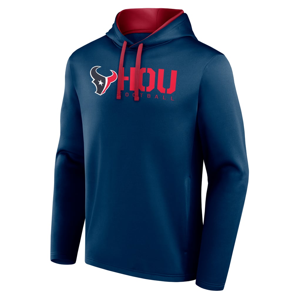 Houston Texans Logo Athletic Head Start Pullover Hoodie - Navy
