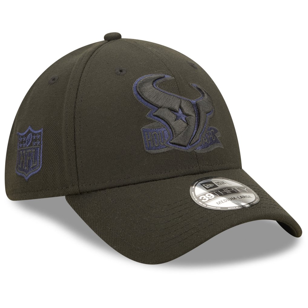 Houston Texans New Era 2022 Sideline 39THIRTY Flex Hat - Black