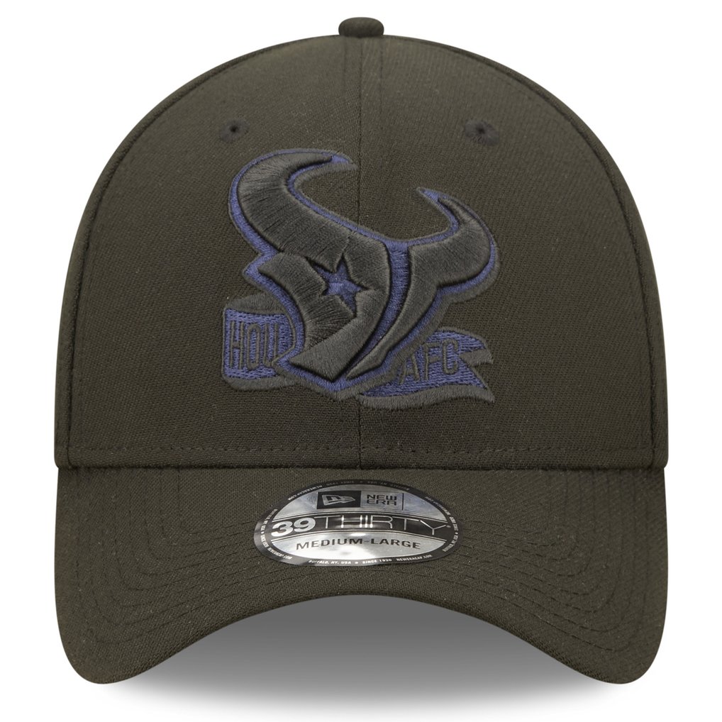 Houston Texans New Era 2022 Sideline 39THIRTY Flex Hat - Black