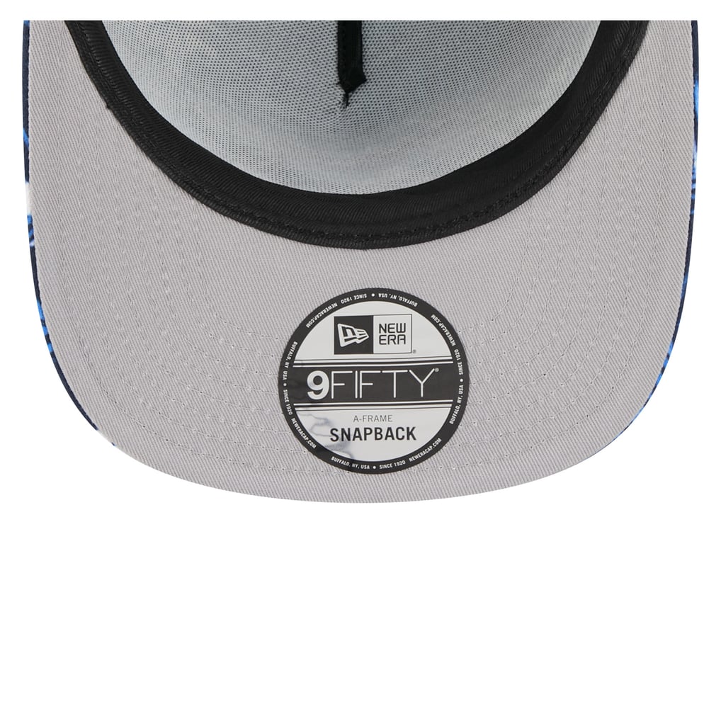  Houston Texans New Era Palm Print A-Frame 9FIFTY Snapback Hat - Navy