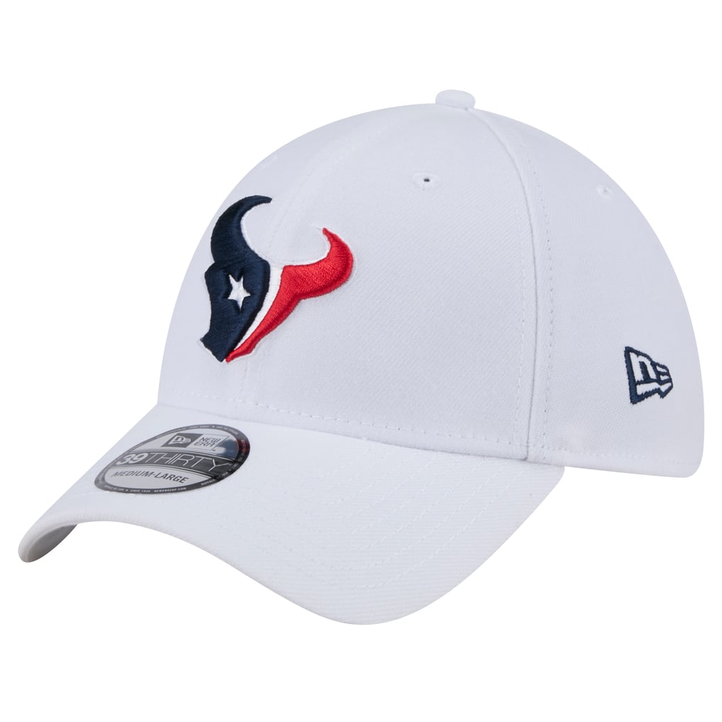 Houston Texans New Era Main 39THIRTY Flex Hat - White