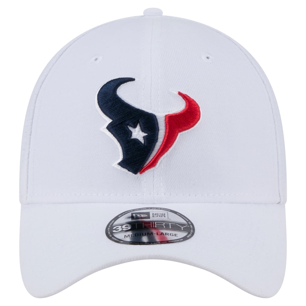 Houston Texans New Era Main 39THIRTY Flex Hat - White