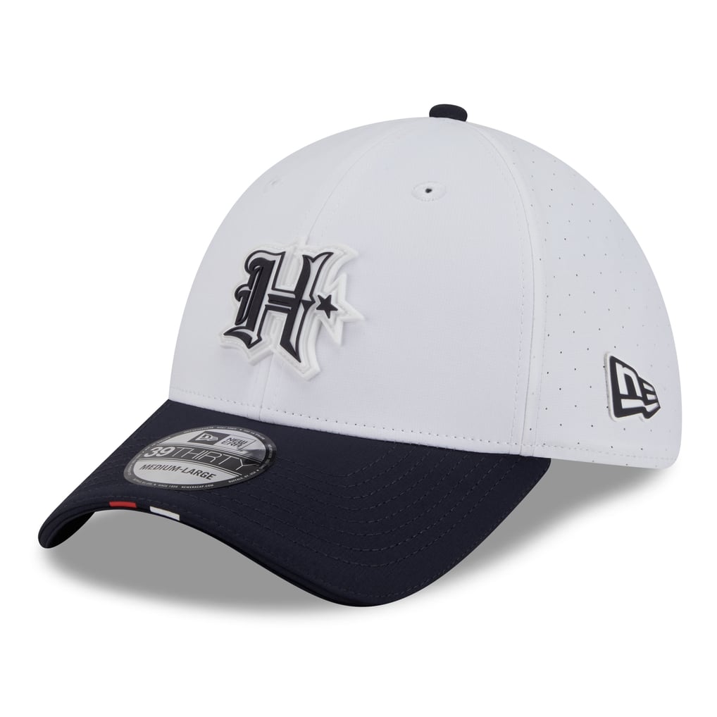  Houston Texans New Era 2025 NFL Training Camp 39THIRTY Flex Hat - White/Navy