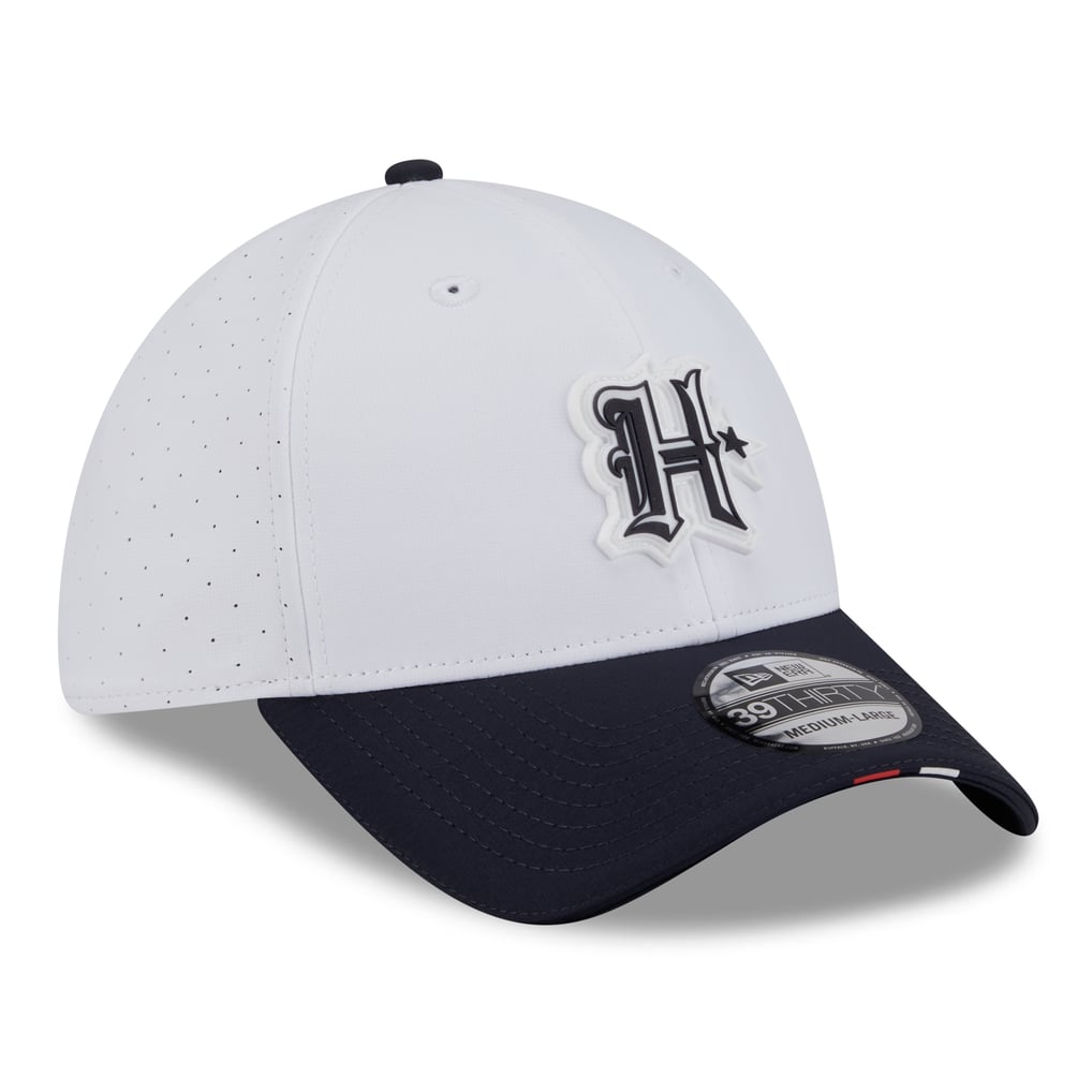  Houston Texans New Era 2025 NFL Training Camp 39THIRTY Flex Hat - White/Navy