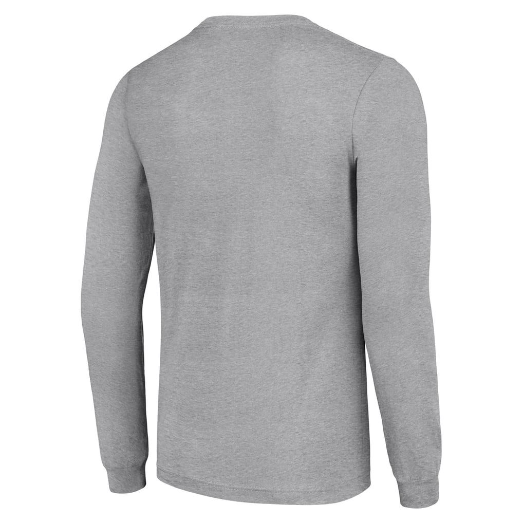 Houston Texans Starter Retro Long Sleeve Graphic T-Shirt - Heather Gray