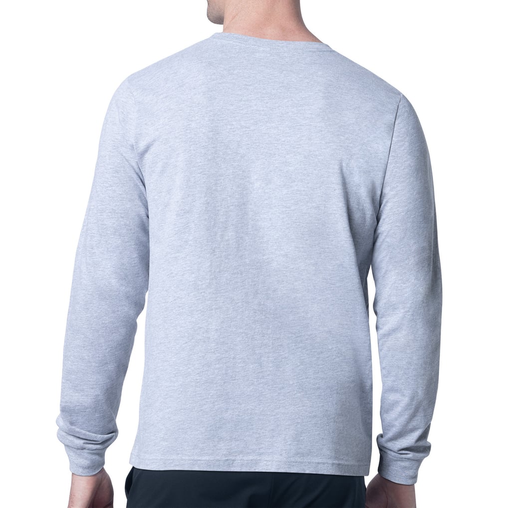 Houston Texans Starter Retro Long Sleeve Graphic T-Shirt - Heather Gray