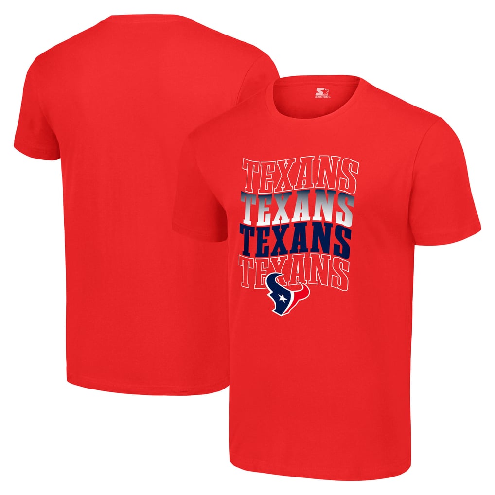 Houston Texans Starter Four Name T-Shirt - Red