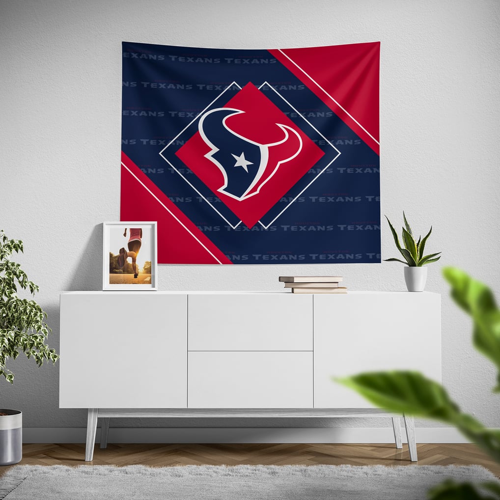 Houston Texans Pegasus 51" x 60" Diamond Boxed Wall Tapestry
