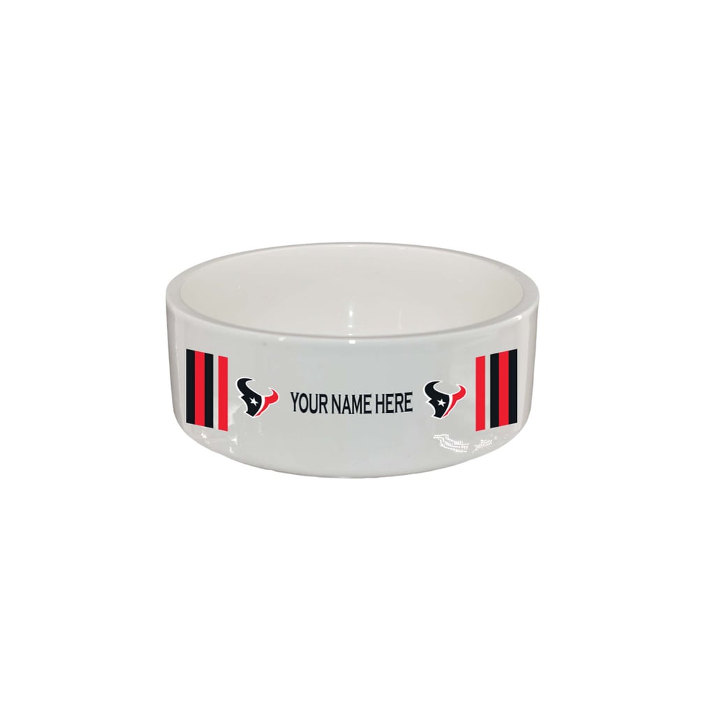 Houston Texans The Memory Company 35oz. Personalized Ceramic Pet Bowl