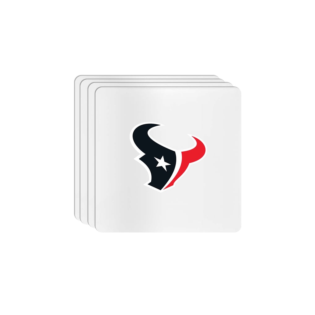 Houston Texans The Memory Company Square Ceramic Coaster Set