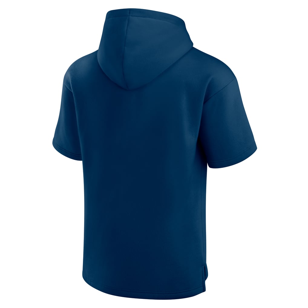  Houston Texans Fanatics Unisex Elements Ready Short Sleeve Pullover Hoodie - Navy