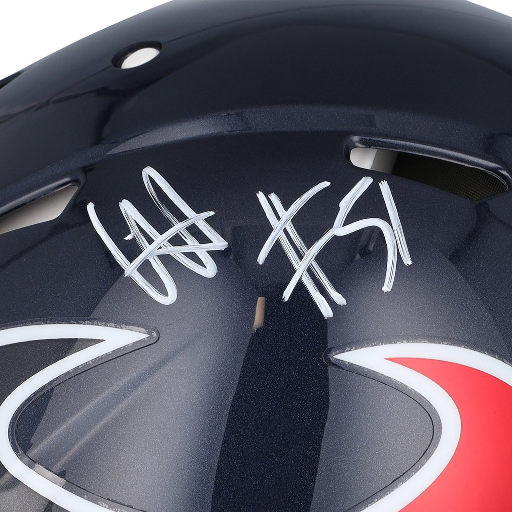 Will Anderson Jr. Houston Texans Autographed Fanatics Authentic 2024 Speed Authentic Helmet