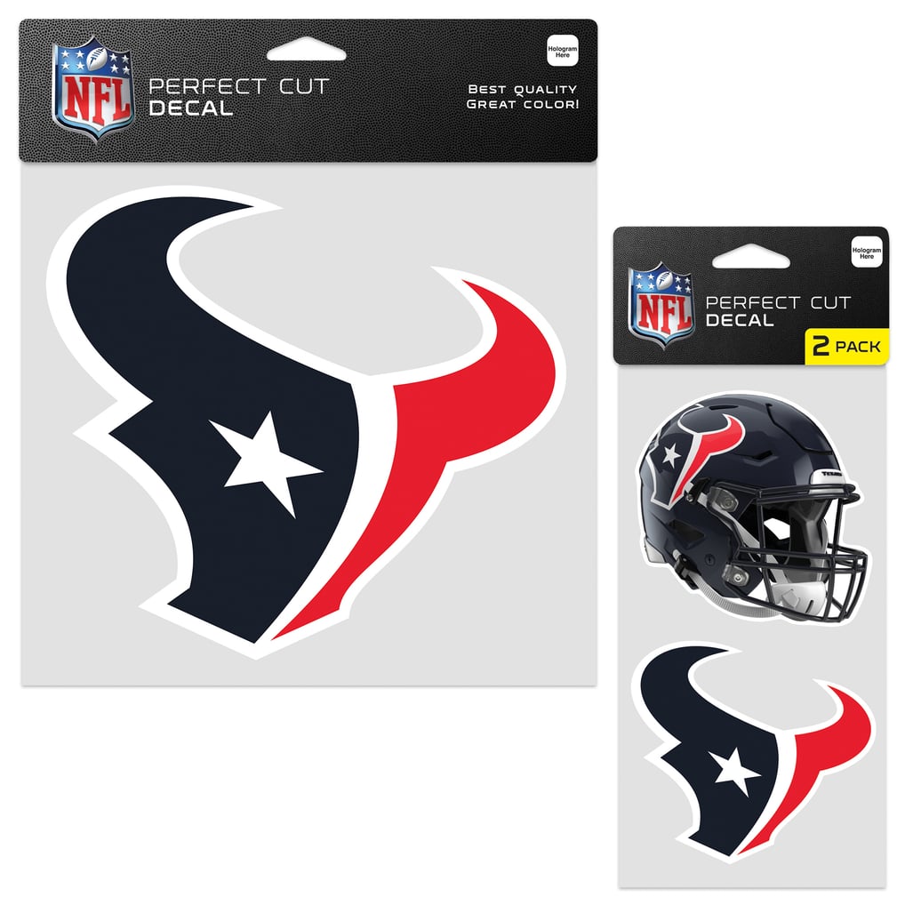 Houston Texans WinCraft Three-Pack Perfect Cut Decals
