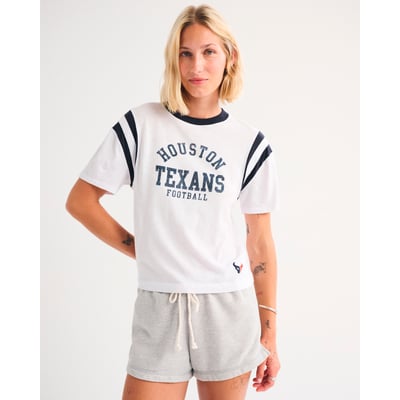 Houston Texans Abercrombie & Fitch Women's Varsity T-Shirt - White