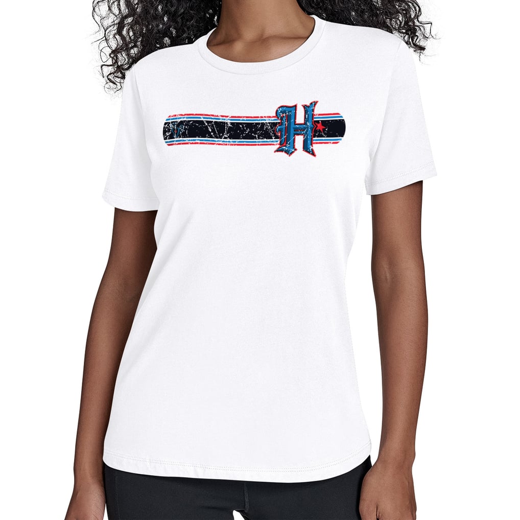 Houston Texans Starter Women's Team Stripe T-Shirt - White