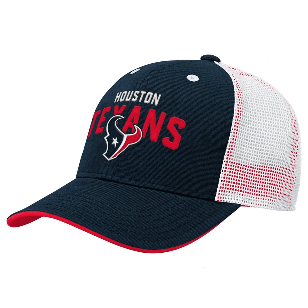Houston Texans Youth Core Lockup Trucker Adjustable Hat - Navy