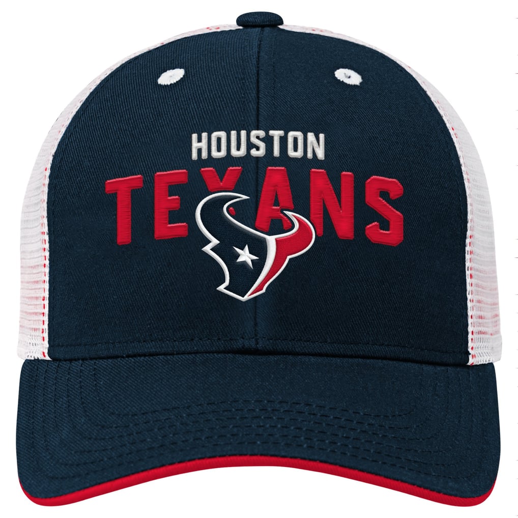 Houston Texans Youth Core Lockup Trucker Adjustable Hat - Navy