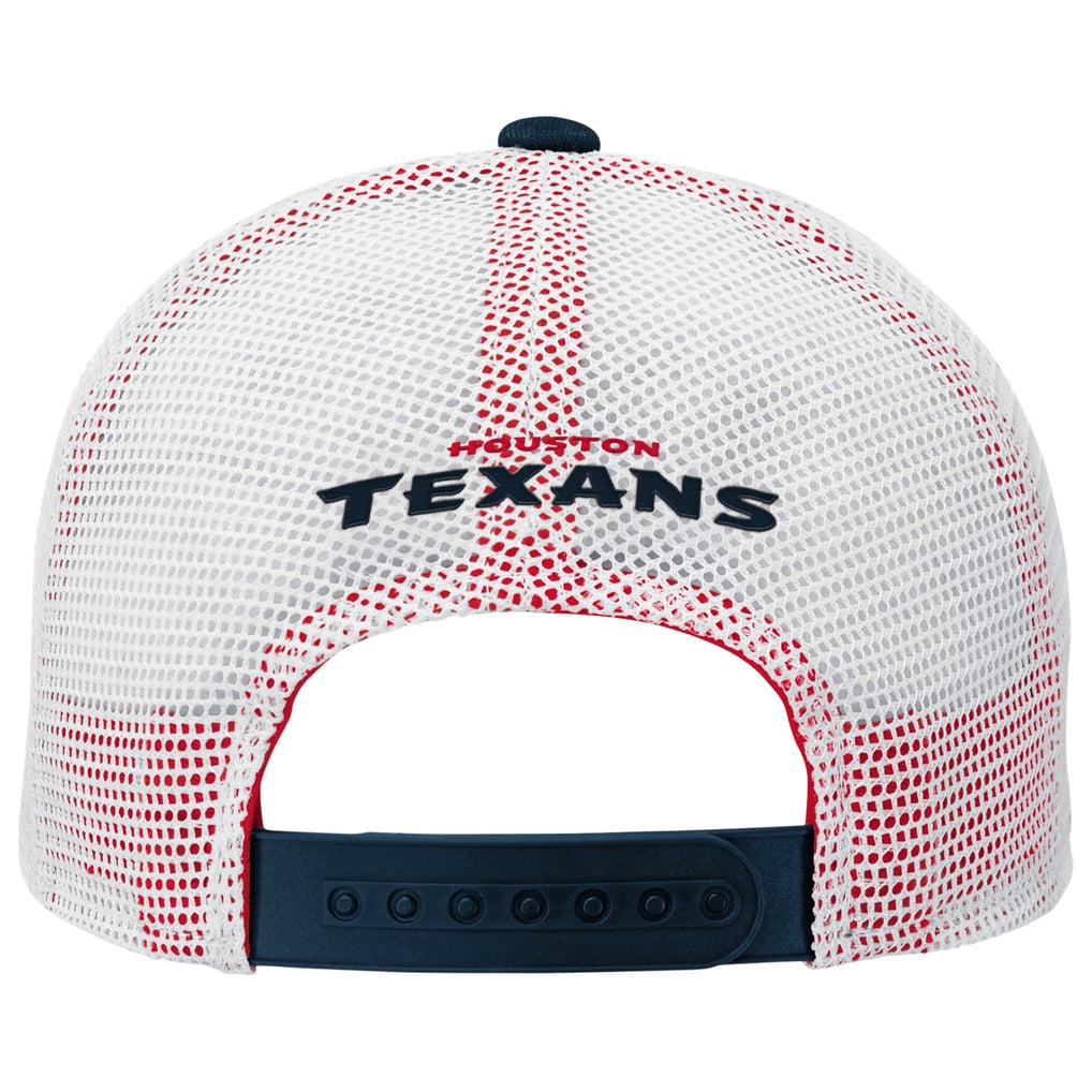 Houston Texans Youth Core Lockup Trucker Adjustable Hat - Navy