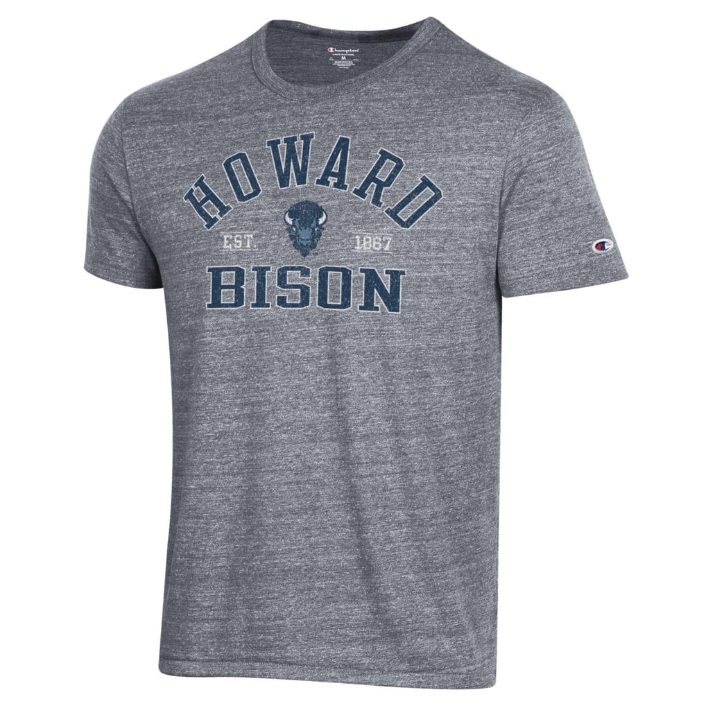 Howard Bison Champion Ultimate Tri-Blend T-Shirt - Heathered Gray
