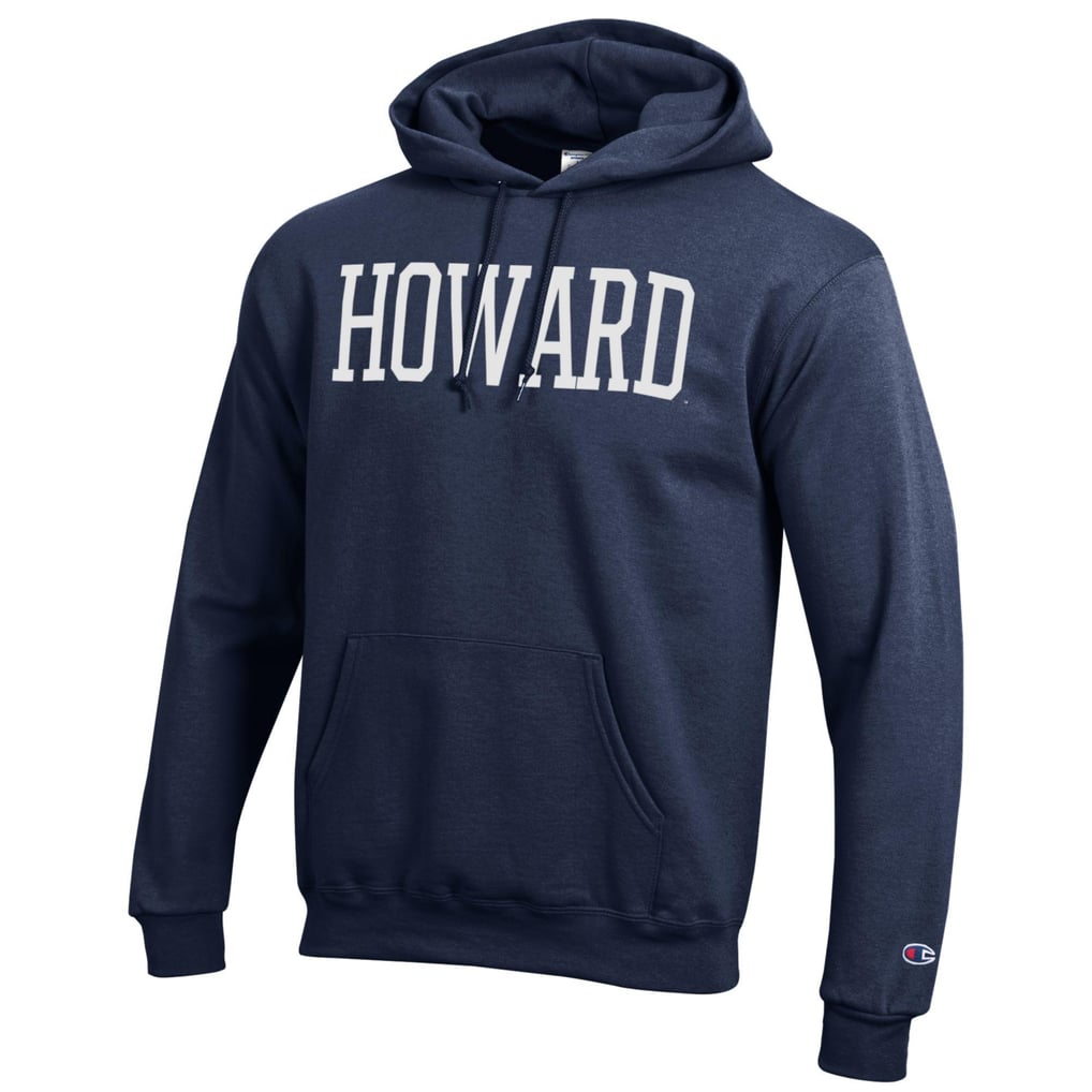Howard Bison Champion Eco Powerblend Pullover Hoodie - Navy