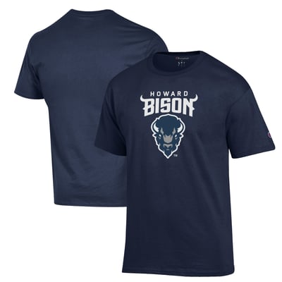 Howard Bison Champion Primary Jersey T-Shirt - Navy
