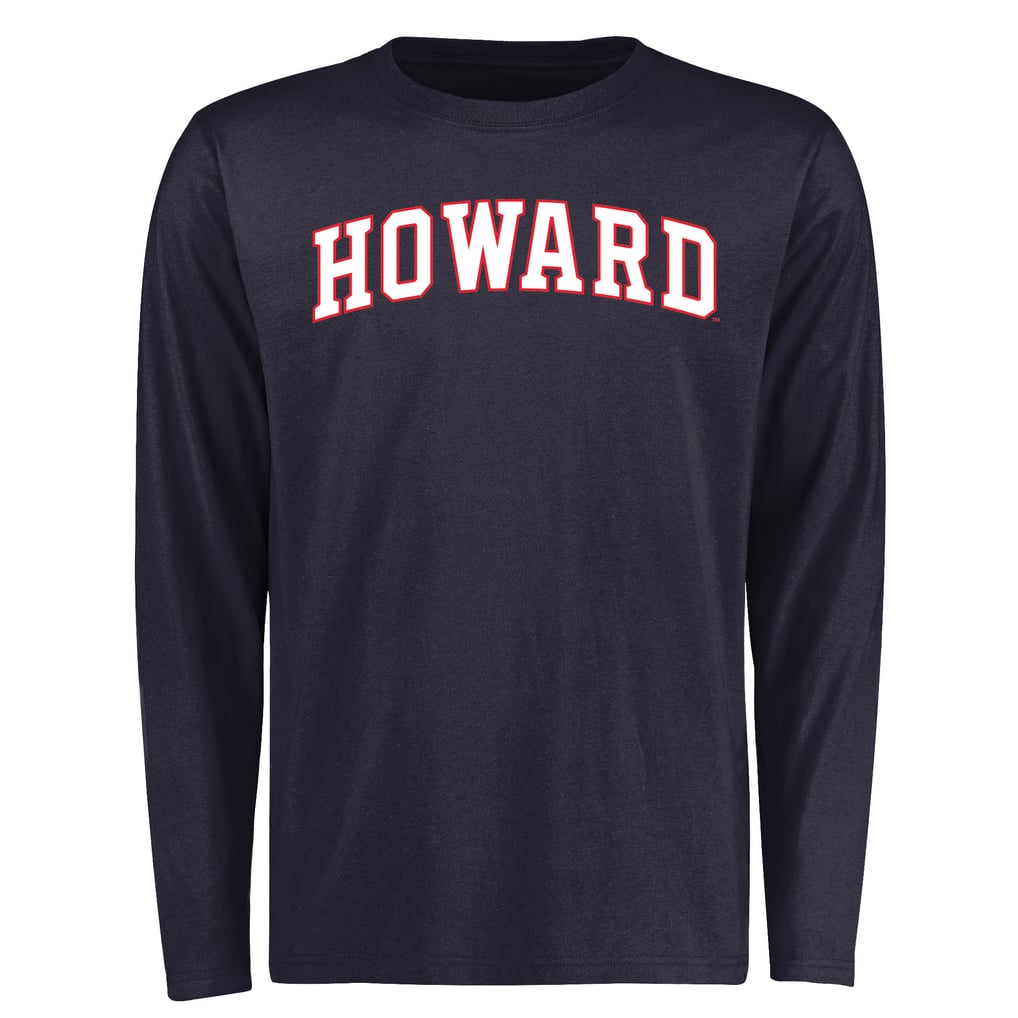 Howard Bison Everyday Long Sleeve T-Shirt - Navy
