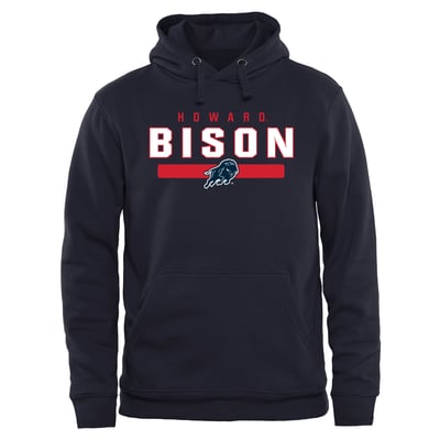 Howard Bison Team Strong Pullover Hoodie - Navy