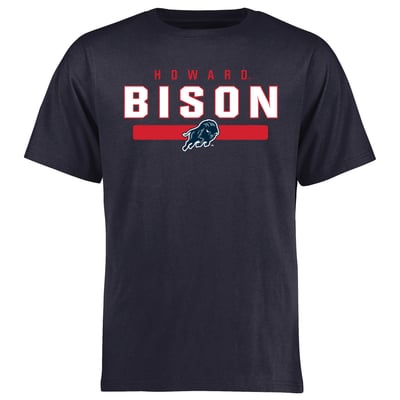 Howard Bison Team Strong T-Shirt - Navy