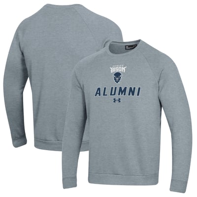 Howard Bison Under Armour Alumni Rival Fleece Pullover Sweatshirt - Gray