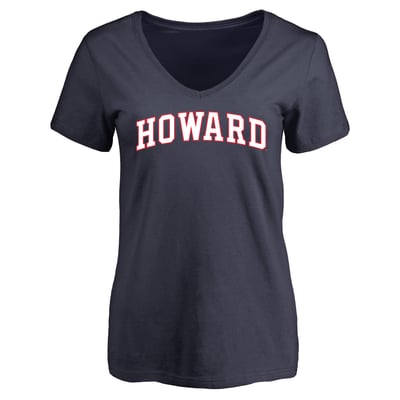 Howard Bison Women's Everyday T-Shirt - Navy