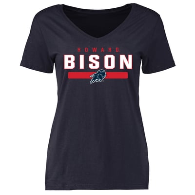 Howard Bison Women's Team Strong T-Shirt - Navy