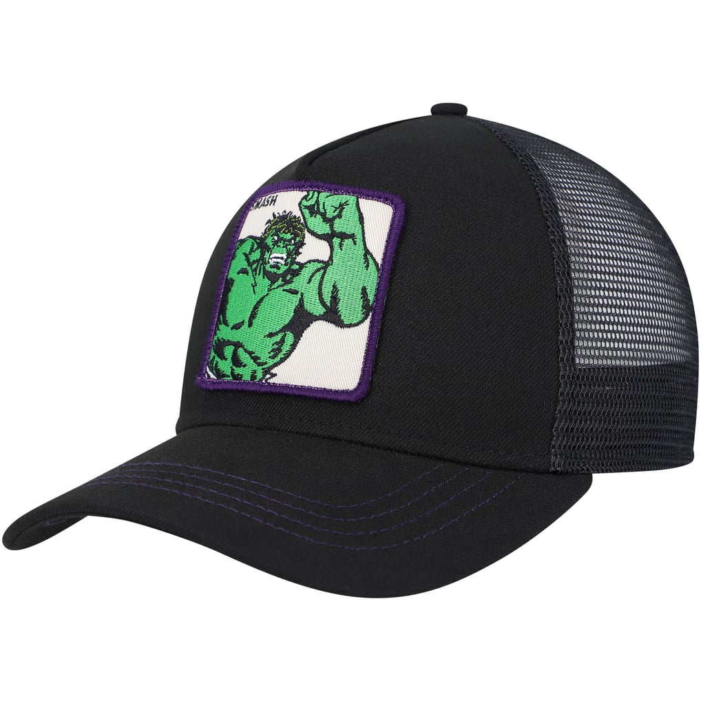 Hulk Retro A-Frame Snapback Hat - Black
