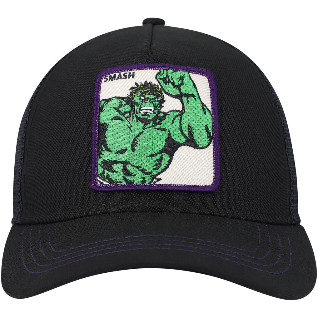 Hulk Retro A-Frame Snapback Hat - Black