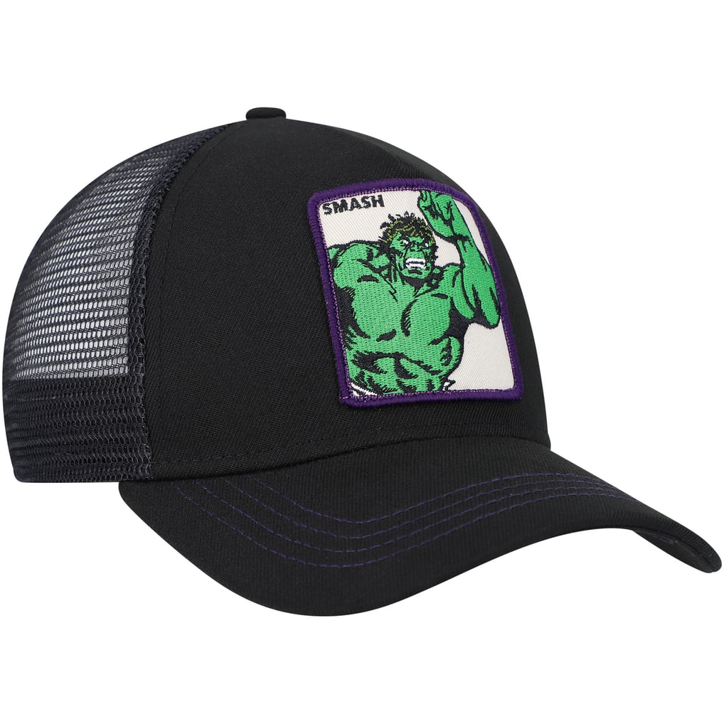 Hulk Retro A-Frame Snapback Hat - Black
