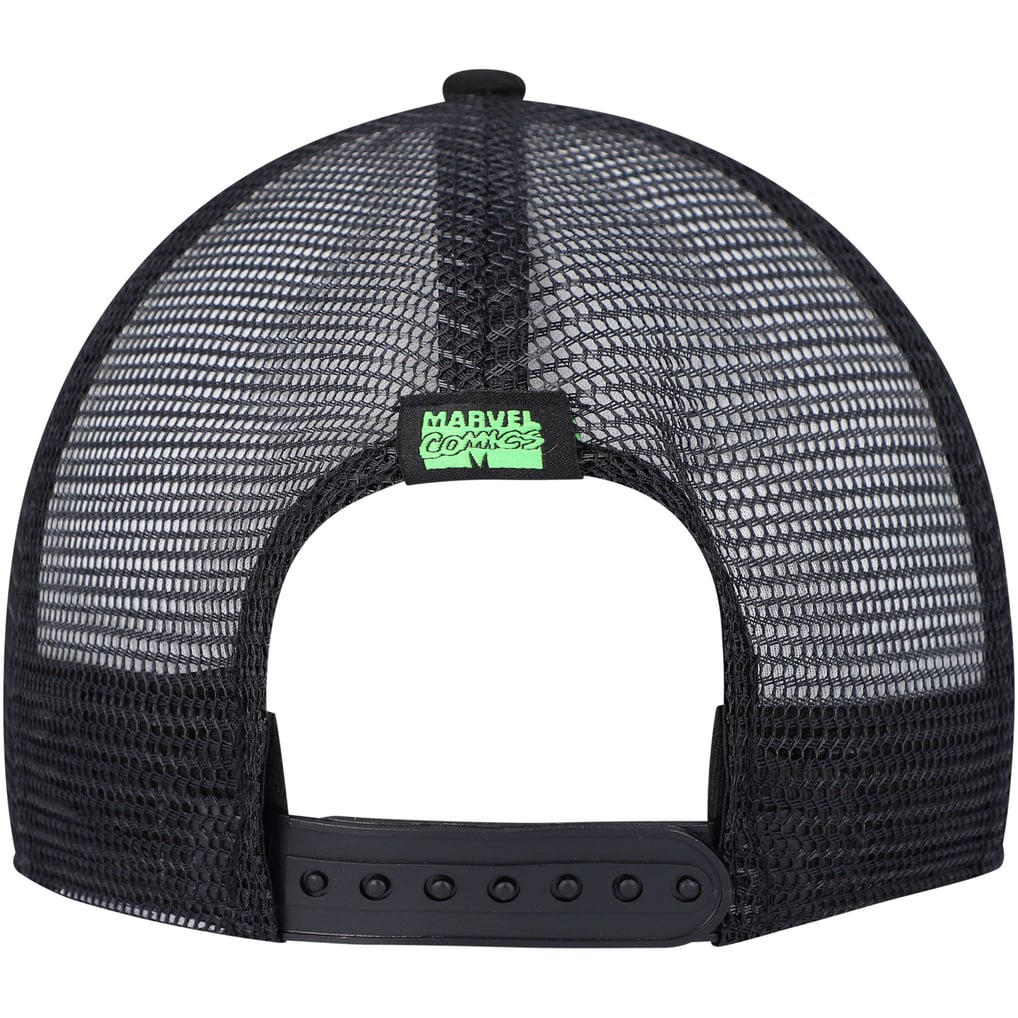 Hulk Retro A-Frame Snapback Hat - Black