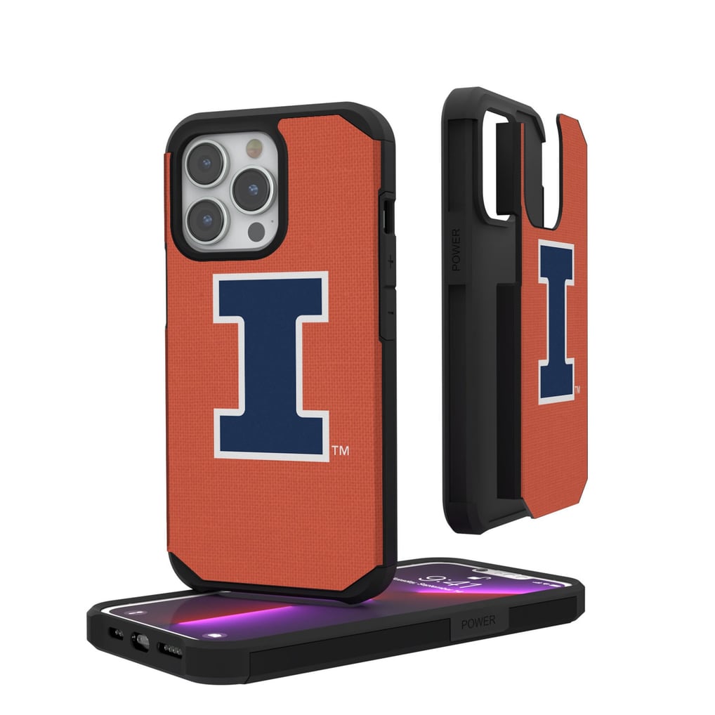 Illinois Fighting Illini Keyscaper iPhone Solid Design Rugged Case