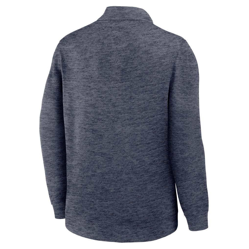 Illinois Fighting Illini Nike Coaches Dri-FIT Half-Zip Pullover - Navy