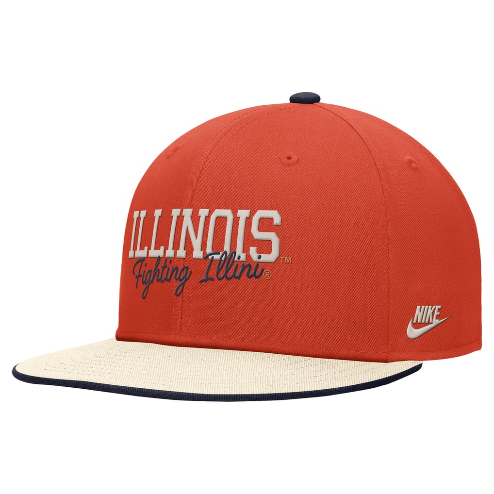 Illinois Fighting Illini Nike Vintage Script Pro Dri-FIT Snapback Hat - Orange