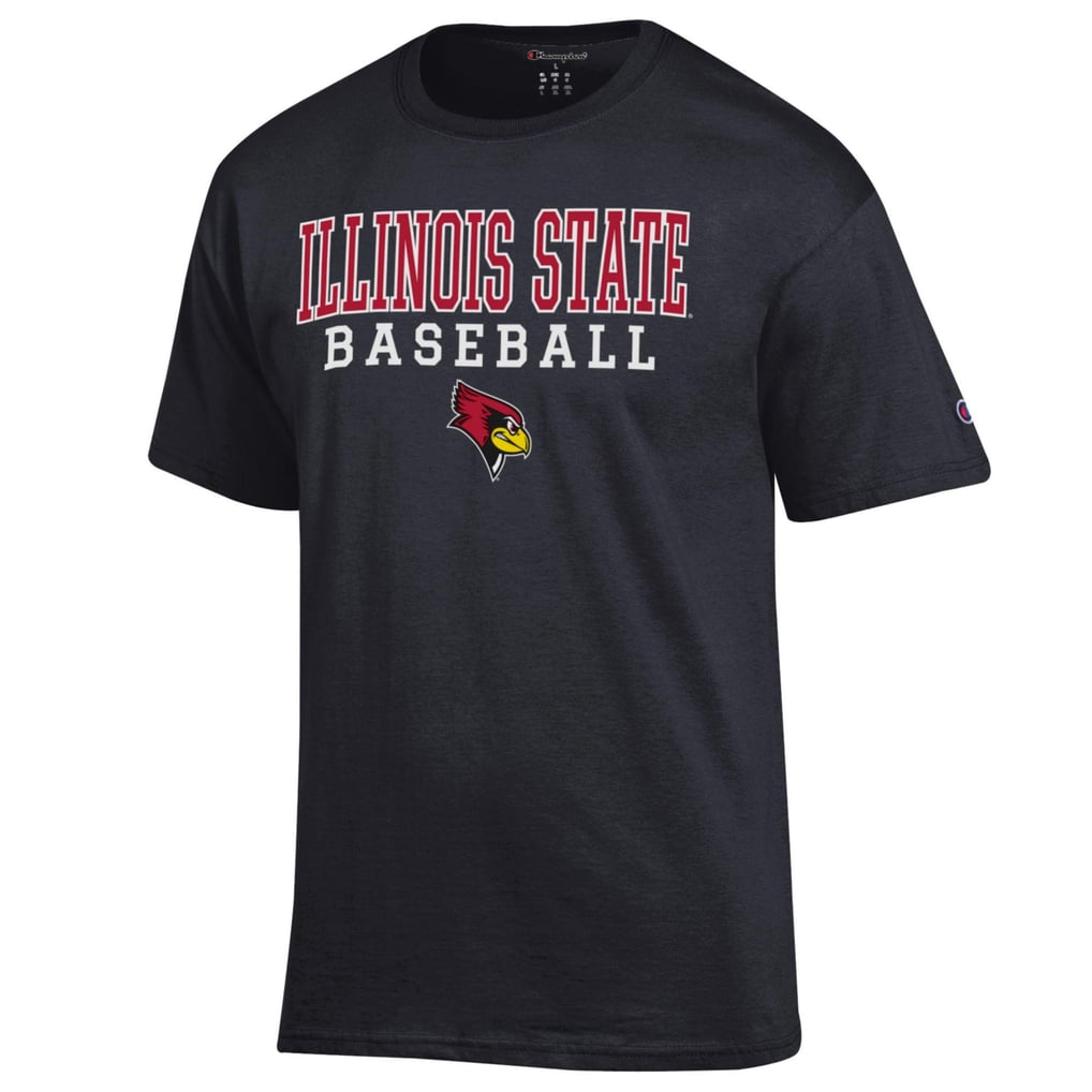  Illinois State Redbirds Champion Stack Baseball T-Shirt - Black