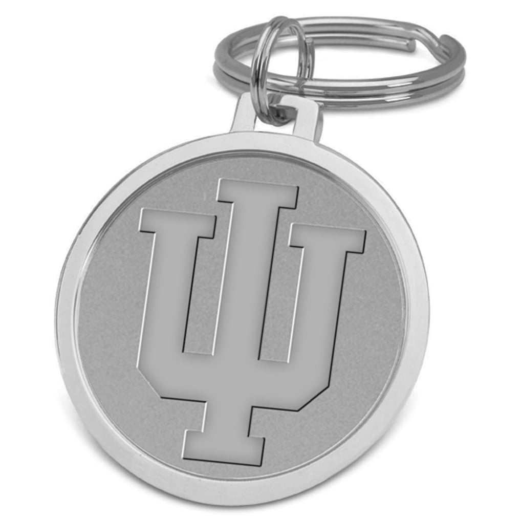Indiana Hoosiers Splitwire Key Ring - Silver