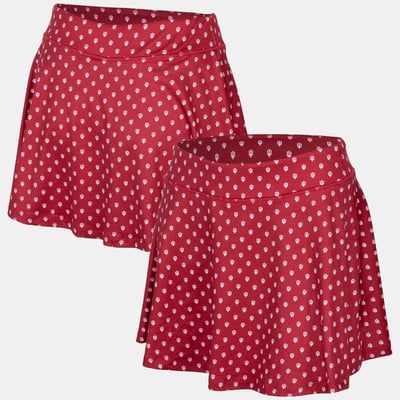 Indiana Hoosiers ZooZatz Women's Allover Print Flowy Skort - Crimson