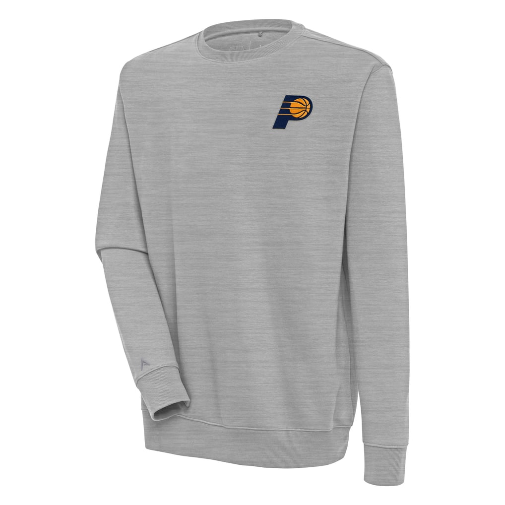  Indiana Pacers Antigua Victory Pullover Sweatshirt - Heather Gray