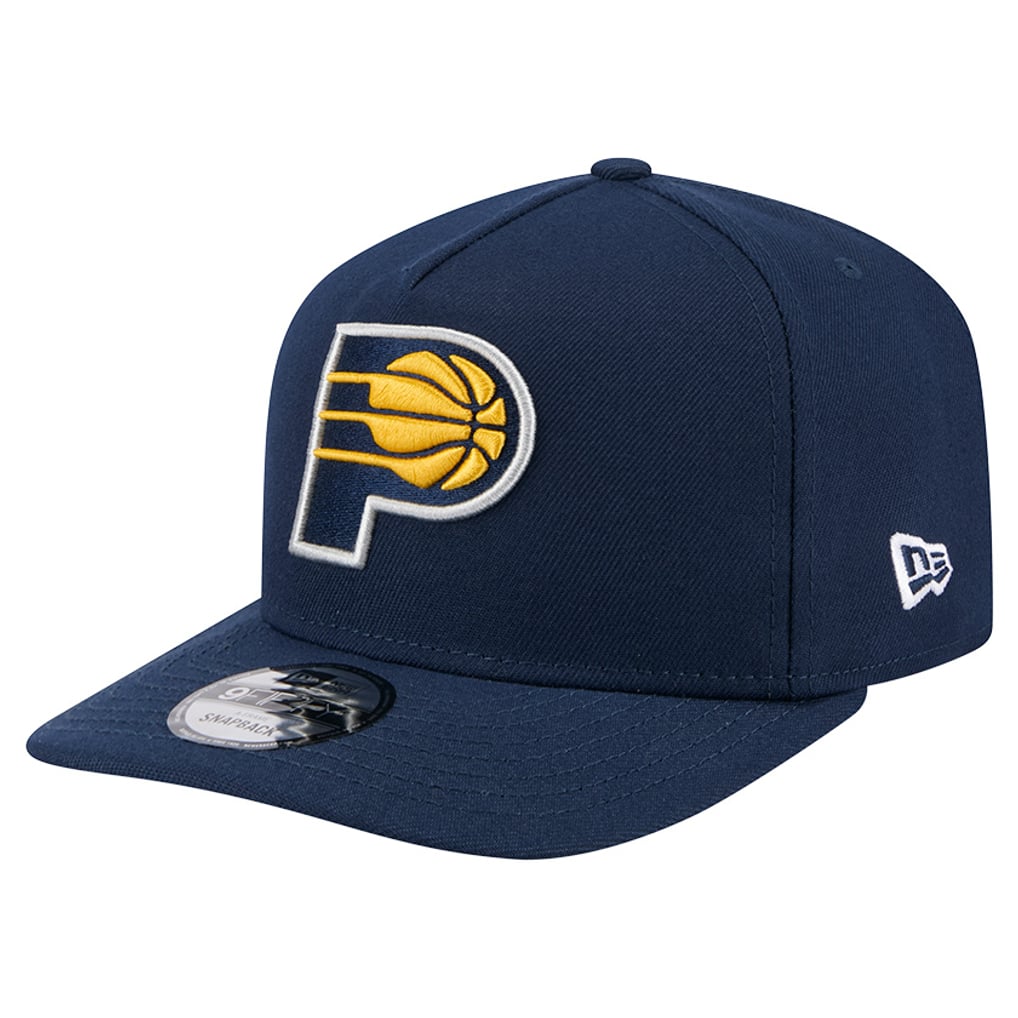 Indiana Pacers New Era Core Logo A-Frame 9FIFTY Snapback Hat - Navy
