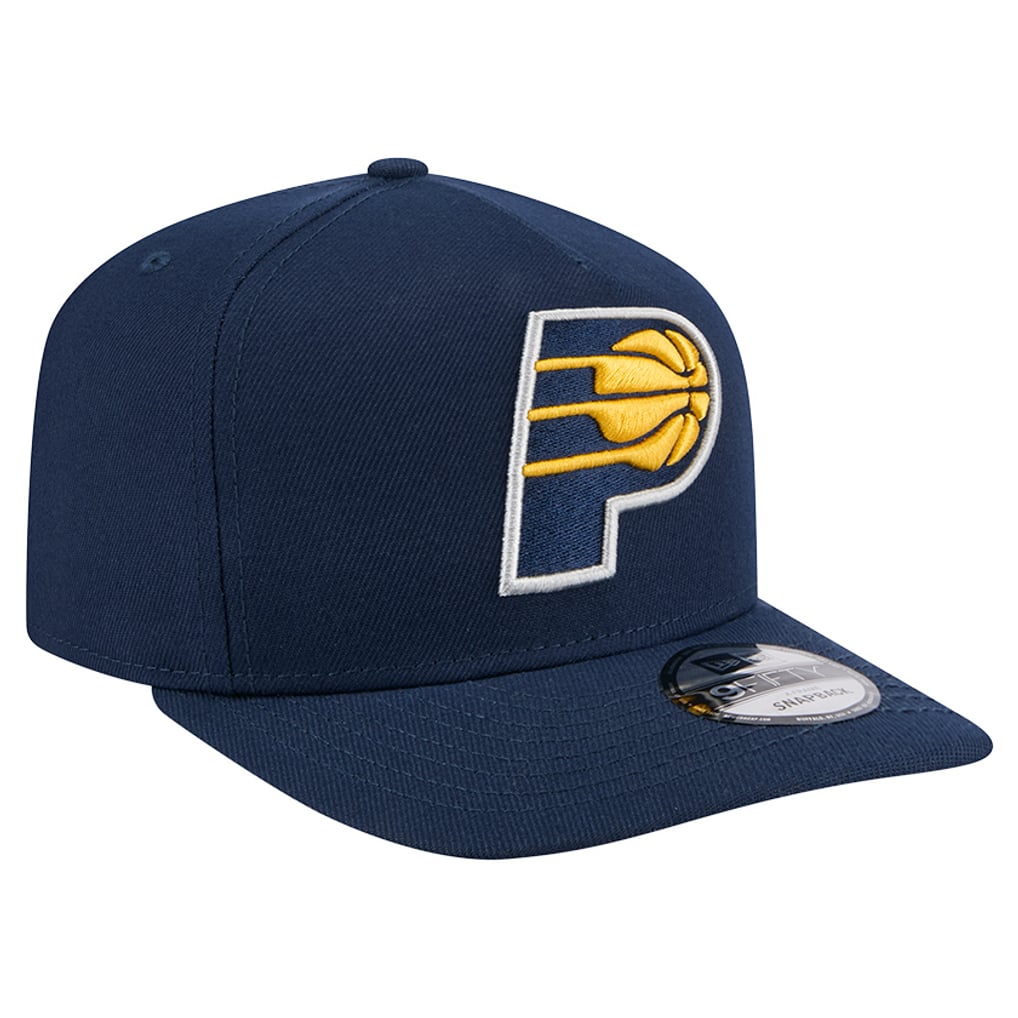 Indiana Pacers New Era Core Logo A-Frame 9FIFTY Snapback Hat - Navy