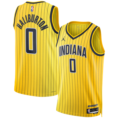 Tyrese Haliburton Indiana Pacers Jordan Brand Unisex Swingman Jersey - Statement Edition - Yellow