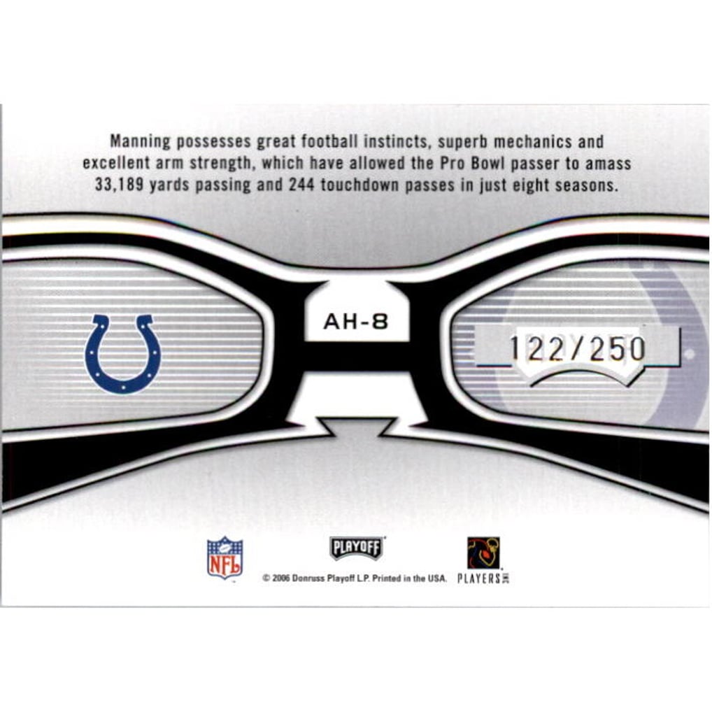 2006 Absolute Memorabilia Absolute Heroes Silver #8 Peyton Manning