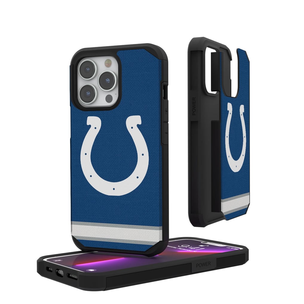 Indianapolis Colts iPhone Rugged Stripe Design Case