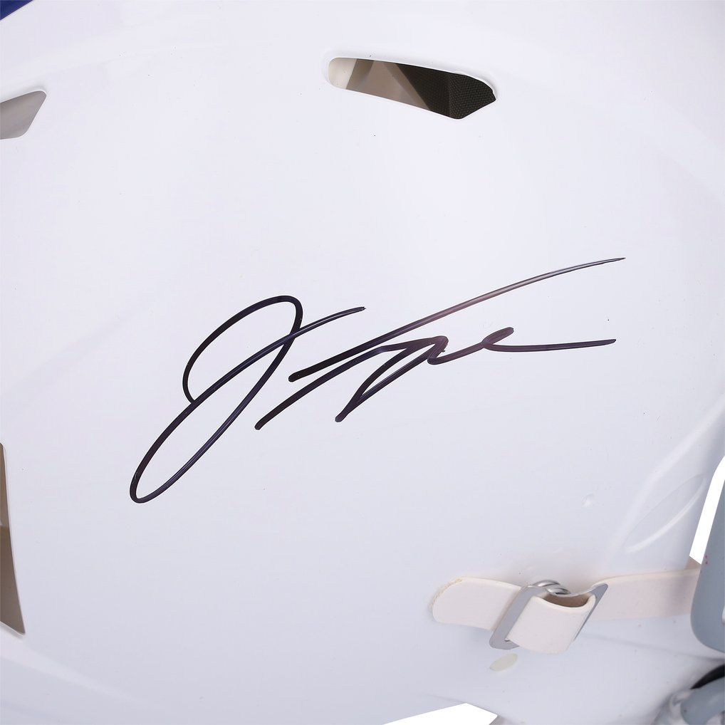 Jonathan Taylor Indianapolis Colts Autographed Fanatics Authentic 2021 Throwback Speed Authentic Helmet